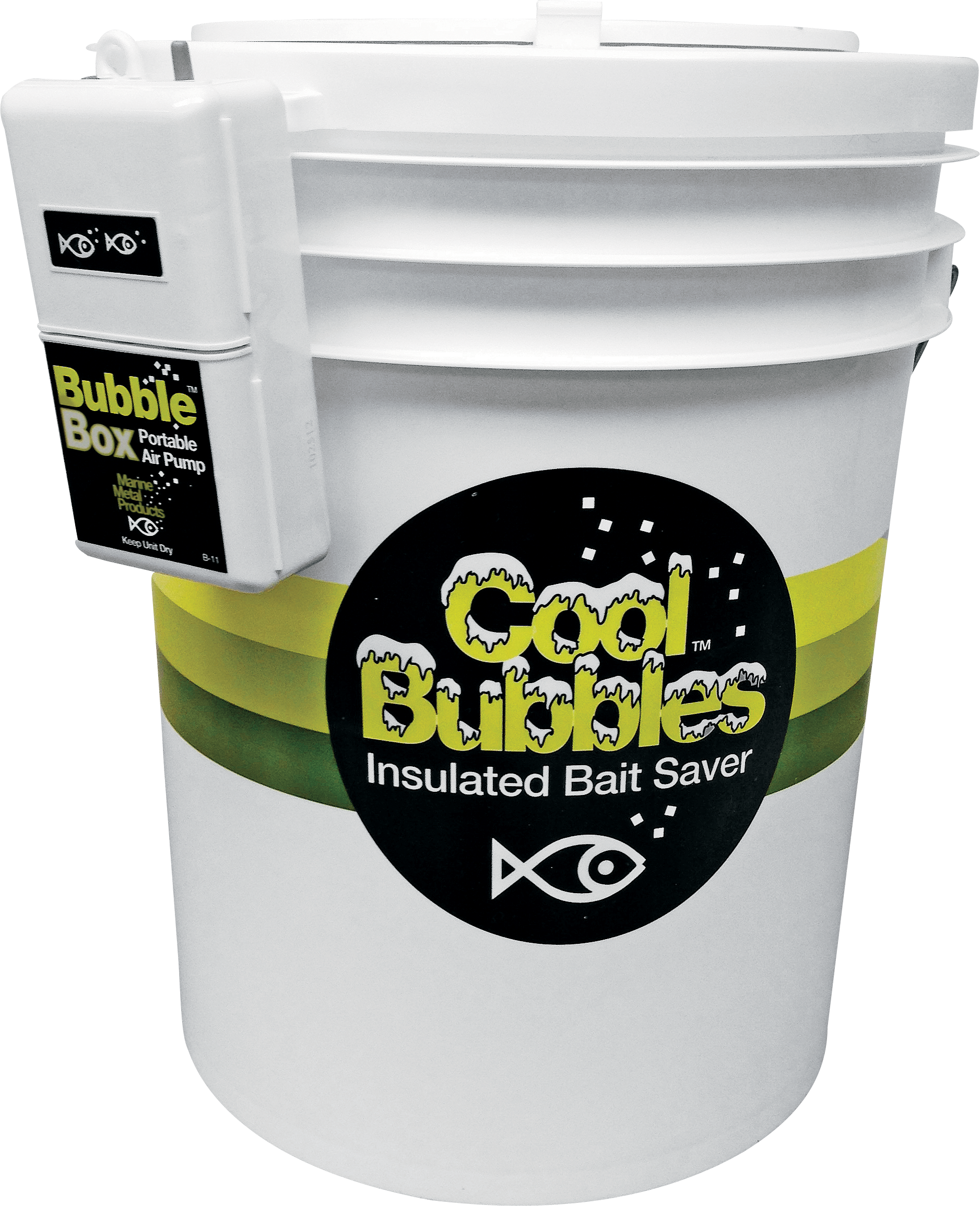 Marine Metal Products Cool Bubbles FiveGallon Bucket with Aerator